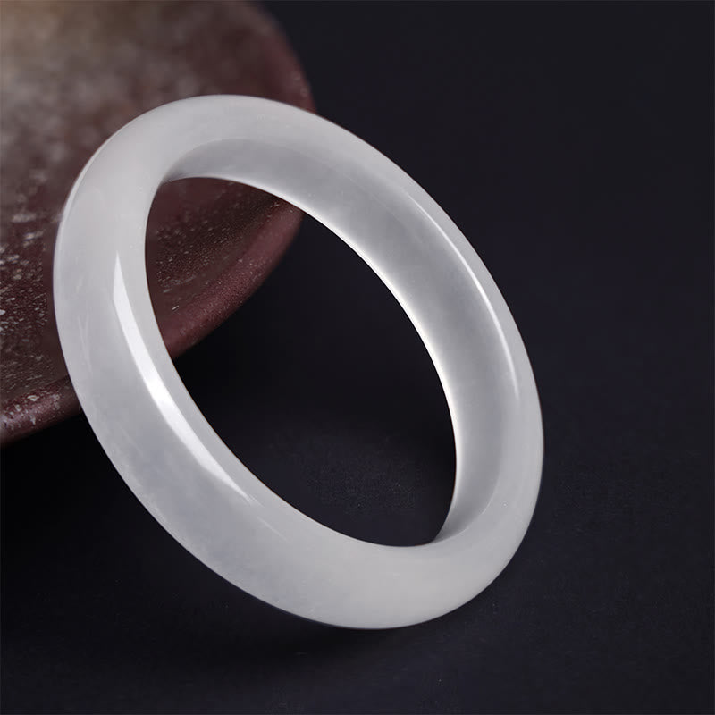 KarmaRipple's Authentic Golden Silk Jade Wealth Fortune Bracelet Bangle p1