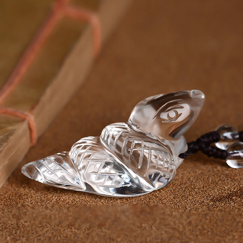 KarmaRipple's Chinese Zodiac Ivory Gemstone Protection Pendant Necklace p1