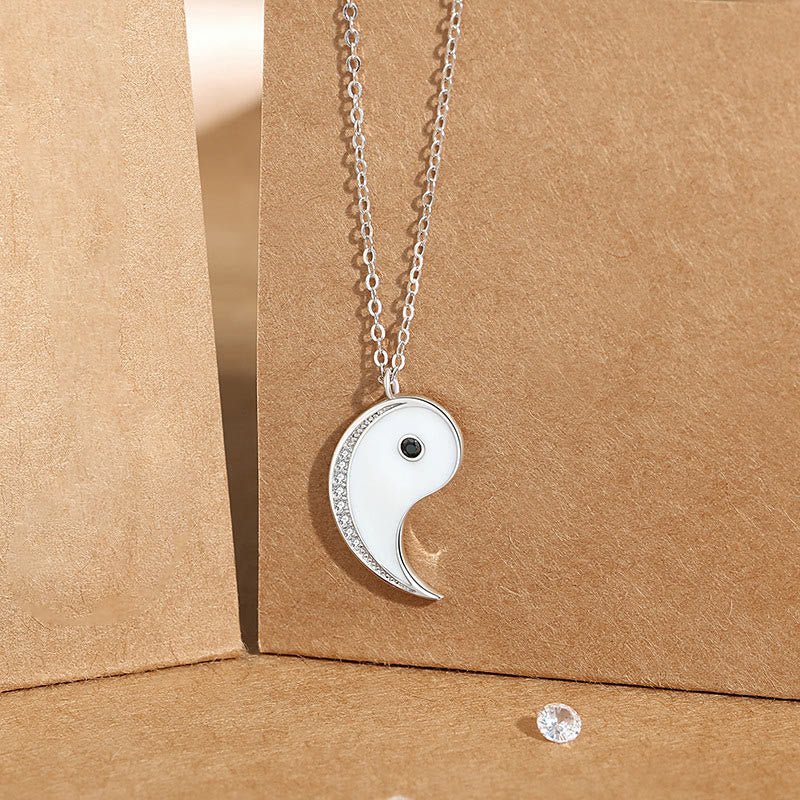 KarmaRipple's 925 Sterling Silver Yin Yang Symbol Harmnoy Pendant Necklace p11