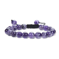 KarmaRipples authentisches, ausgleichendes Kraft-Edelstein-Perlen-Armband, verstellbar, Unisex