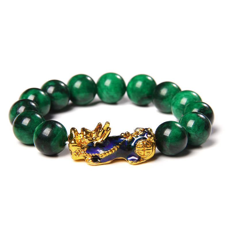 KarmaRipple's Pixiu Jade Abundance Protection Bracelet p1