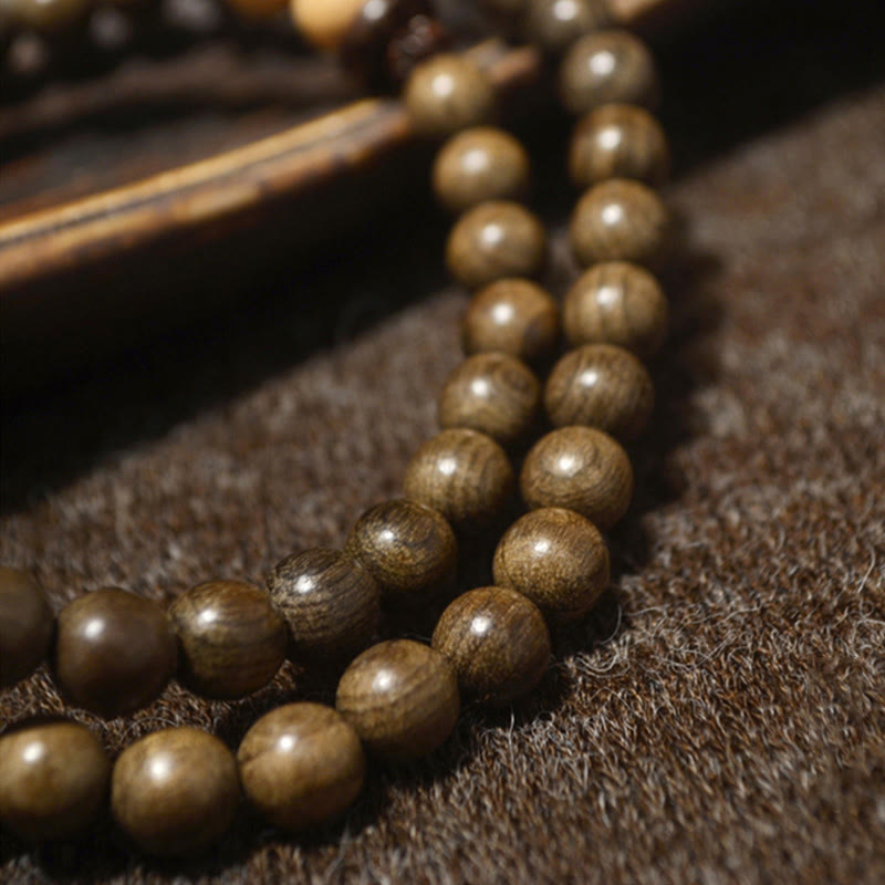 KarmaRipple's Tibetan Sandalwood Protection Talisman Mala Bracelet p11