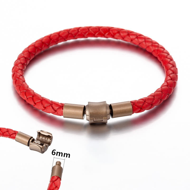 KarmaRipple's Vintage Leather Rope Fortune Braid String Bracelet p31