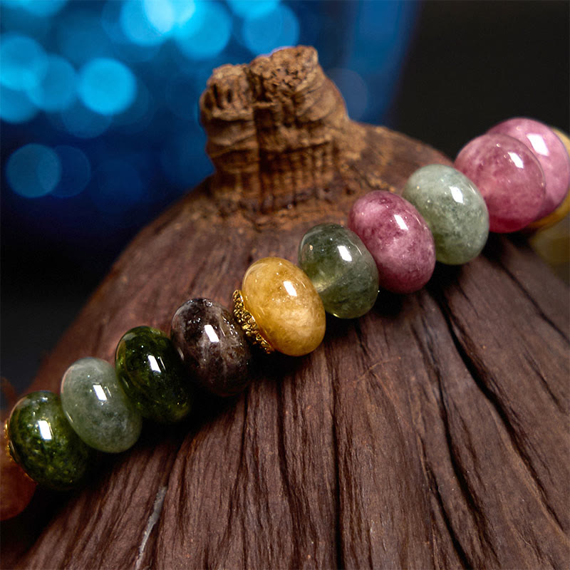 KarmaRipple's Tourmaline Jade Safe And Well Love Bracelet p3