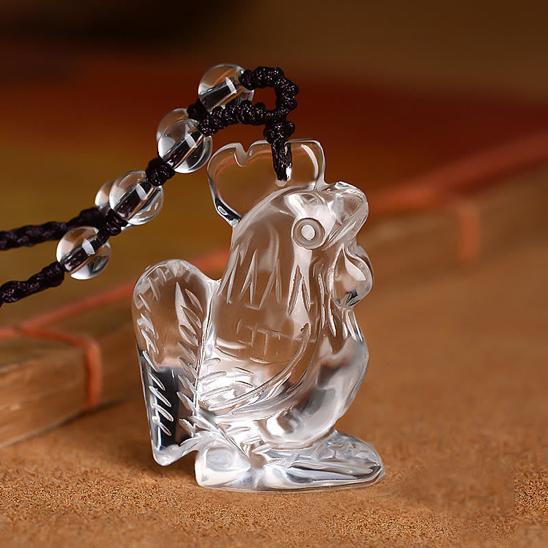 KarmaRipple's Chinese Zodiac Ivory Gemstone Protection Pendant Necklace p10