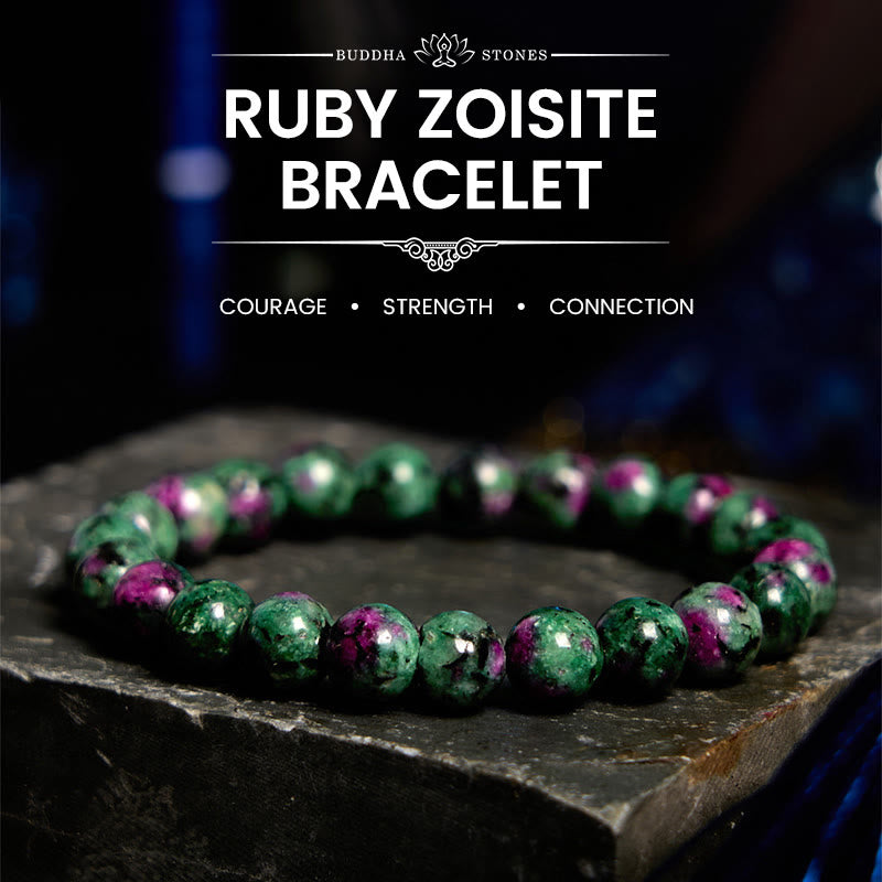KarmaRipple's Ruby Zoisite Connection Bracelet p1