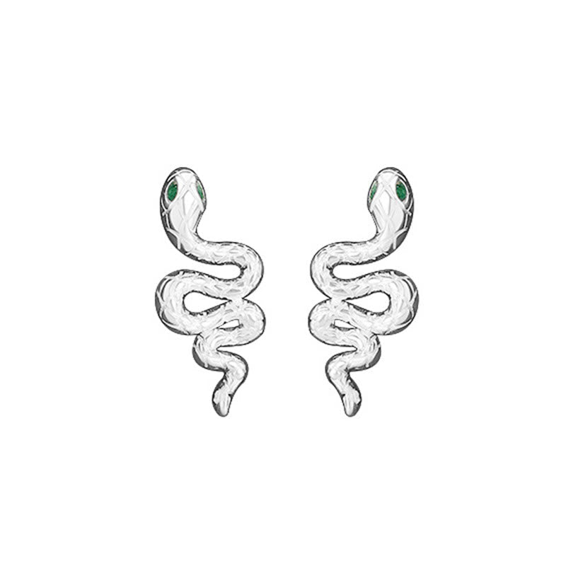 KarmaRipple's 925 Sterling Silver Year of the Snake Calm Pendant Necklace Ring Earrings Set p10