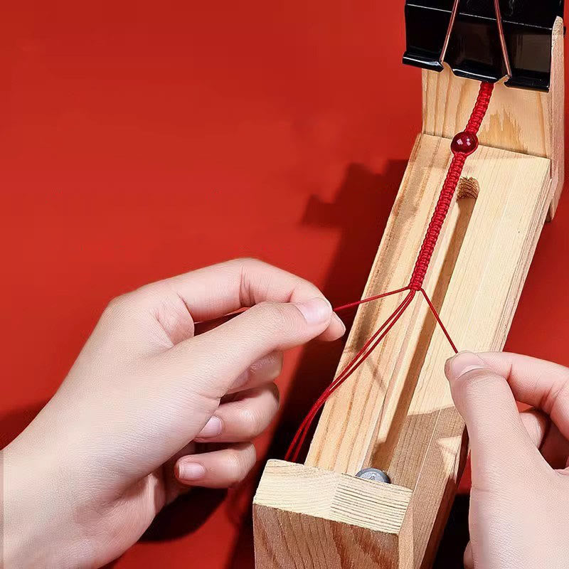 KarmaRipple's Handmade Woven Red String 925 Sterling Silver Fu Character Fortune Bracelet p12