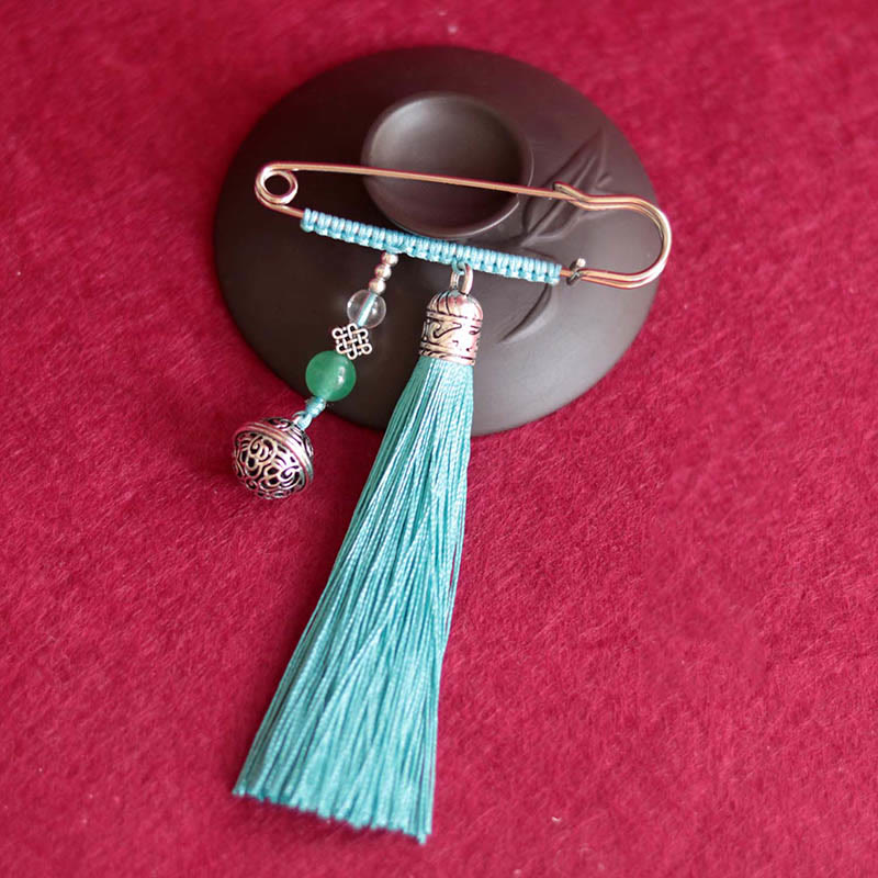 KarmaRipple's Retro Bell Tassels Brooch p8