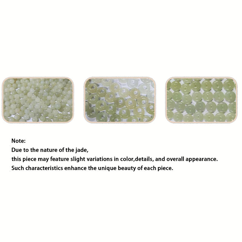 KarmaRipple's 925 Sterling Silver Authentic Hetian Jade Peach Blossom Peace Buckle Zircon Fortune Bracelet Pendant Necklace p6