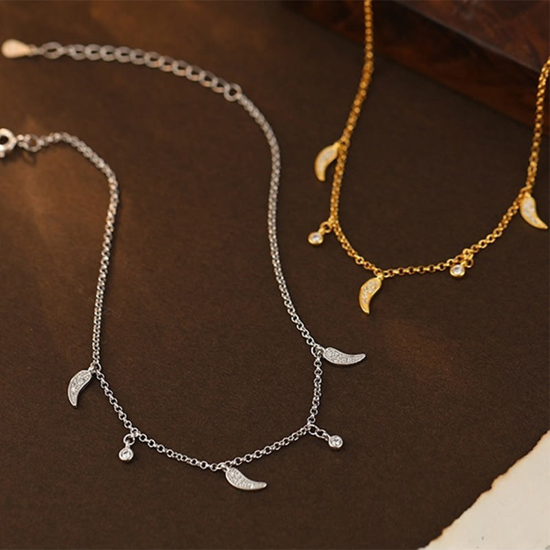 KarmaRipple's 925 Sterling Silver Zircon Little Pepper Talisman Protection Anklet p13