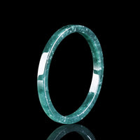 Dünner Armreif „Authentic Jade Abundance“ von KarmaRipple