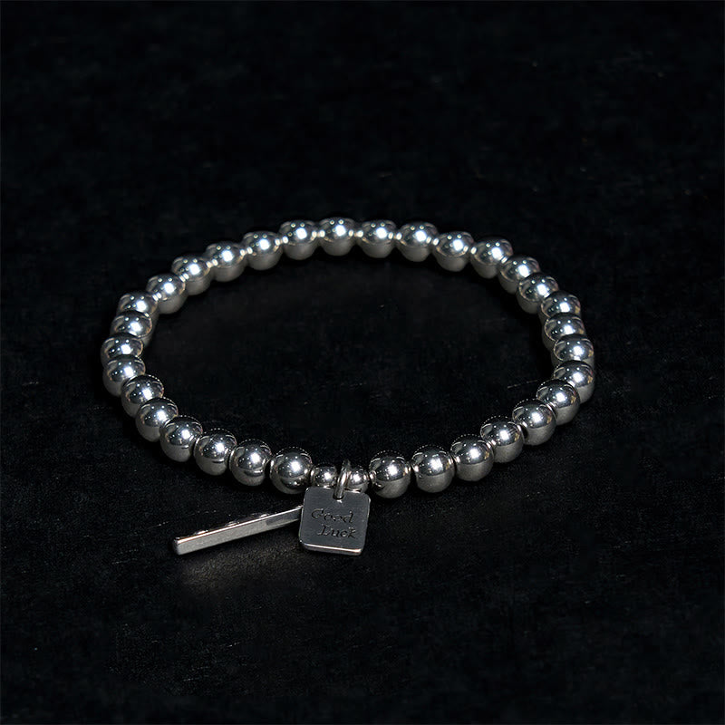 KarmaRipple's Titanium Steel Good Fortune Balance Bracelet p16