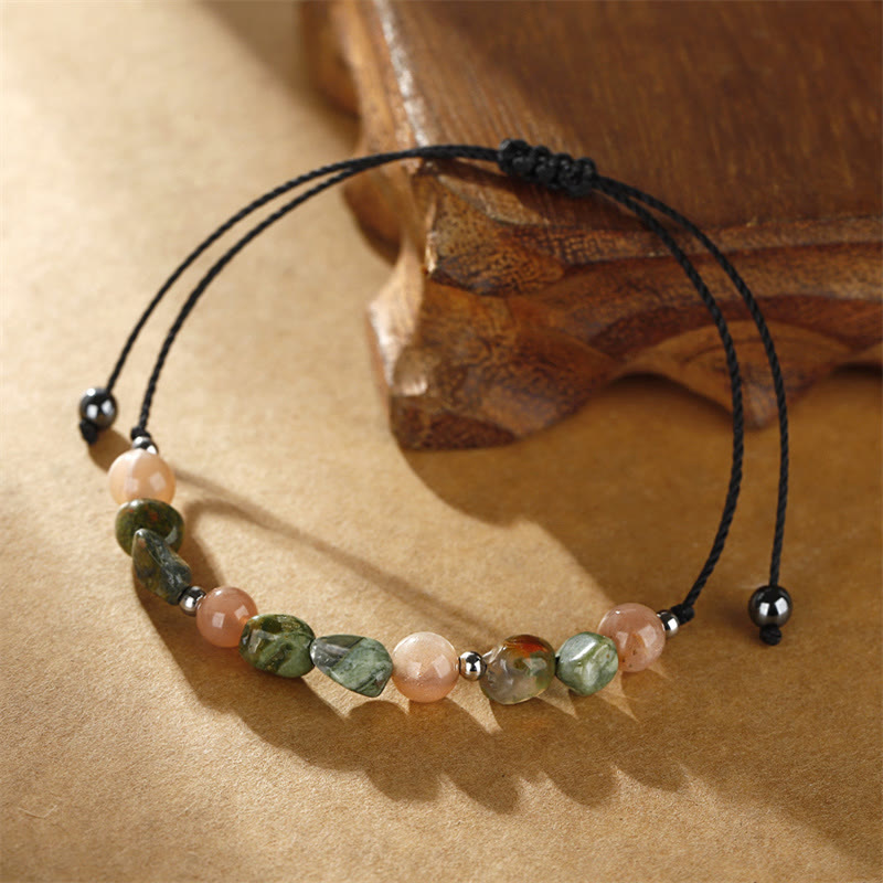 KarmaRipple's You Are Amazing Rhyolite Sun Stone'sitive Bracelet p5