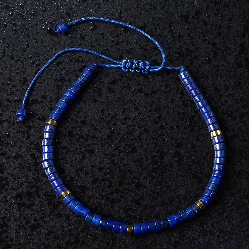 KarmaRipple's Authentic Lazurite Spacer Bead Positive Balance Bracelet p8