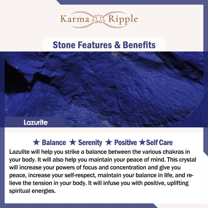 KarmaRipple's Lazurite Positive Balance Bracelet p7