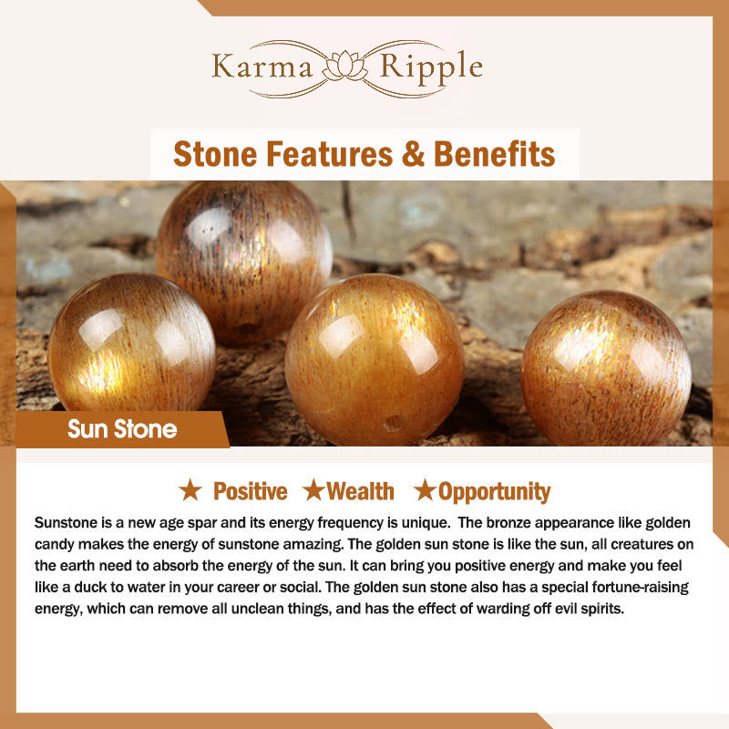 KarmaRipple's Sun Stone Golden Silk Jade Lily of the Valley Talisman Positive Bracelet Bangle p18