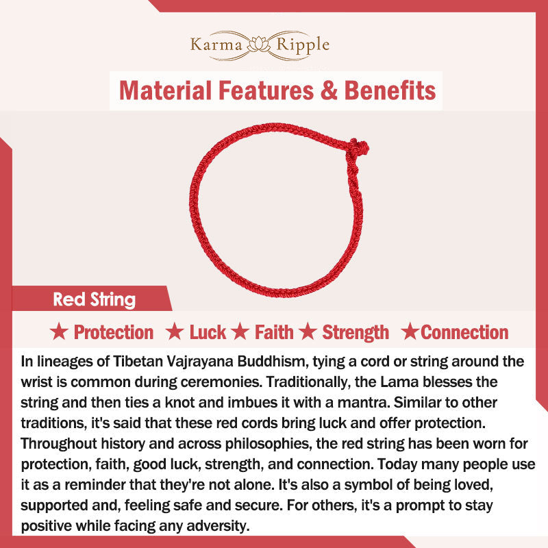 KarmaRipple's 925 Sterling Silver Bamboo Reincarnation Weave Fortune Protection String Bracelet p18