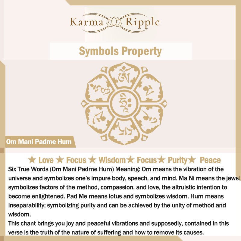 KarmaRipple's Tibetan Handmade Om Mani Padme Hum Prayer Wheel Protection Strength String Bracelet p13