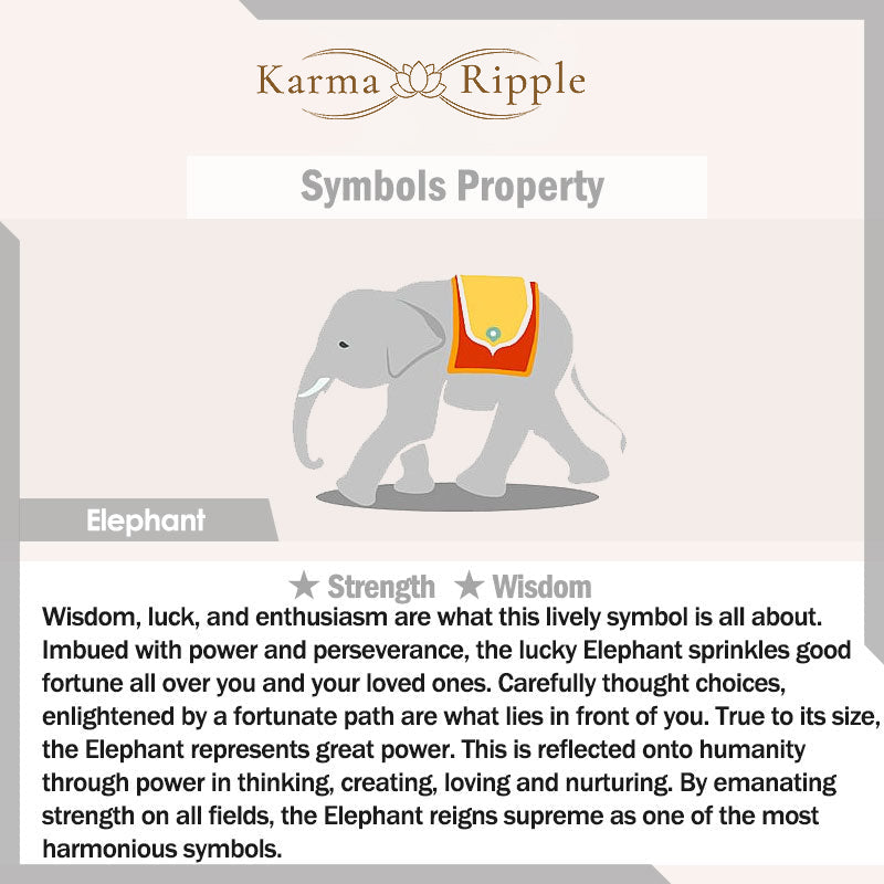 KarmaRipple's Ivory Jade Elephant Lotus Protection Pendant Necklace p7