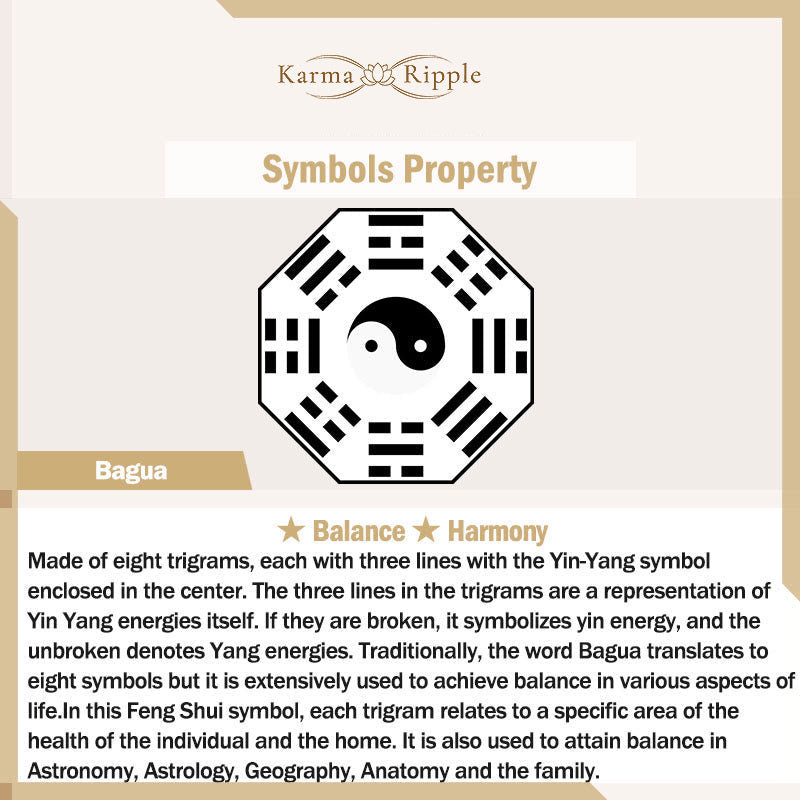 KarmaRipple's 999 Sterling Silver Bagua Yin Yang Balance Bracelet p9