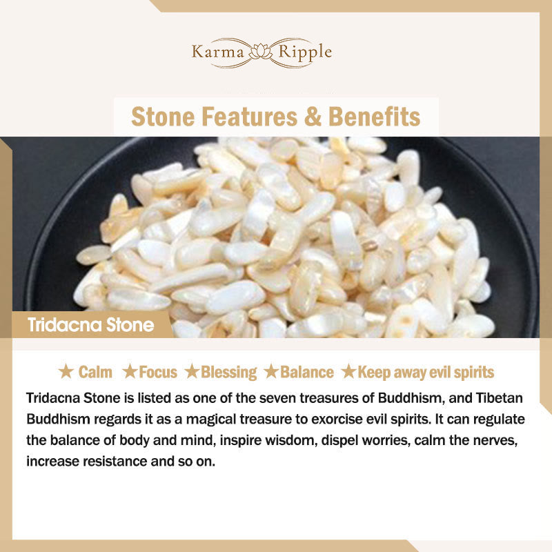 KarmaRipple's 14K Gold Plated Tridacna Stone Flower Pearl Green Aventurine Bead Drop Earrings p12