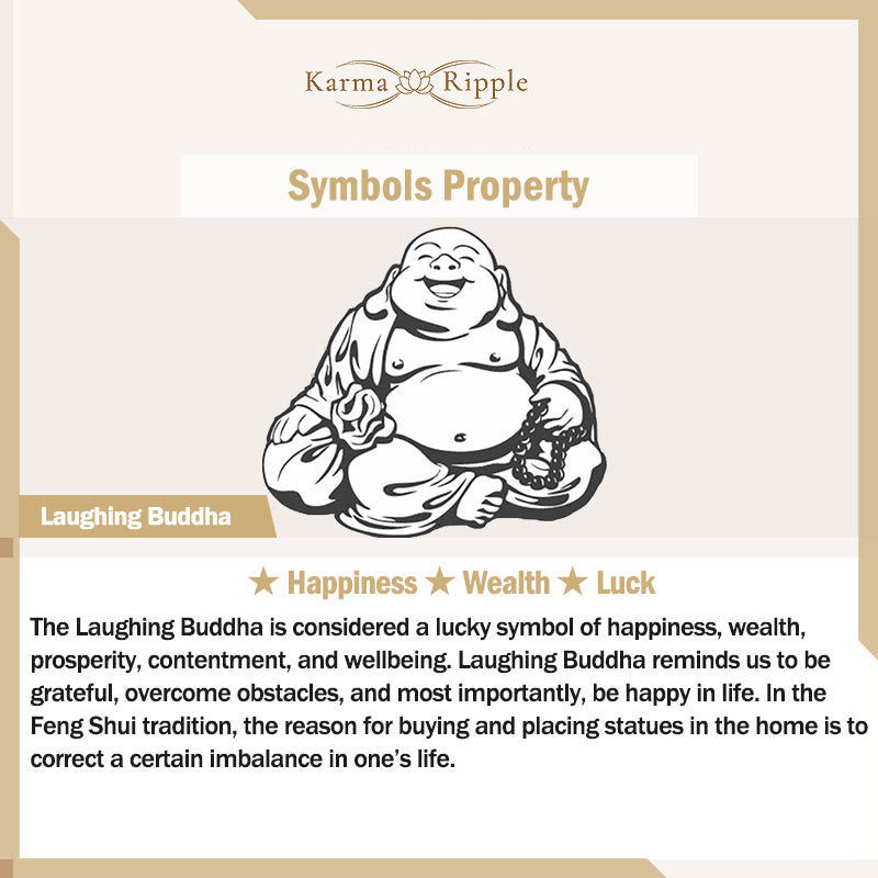 KarmaRipple's Laughing Buddha Hetian Jade Fortune Pendant Bead Chain Necklace p6