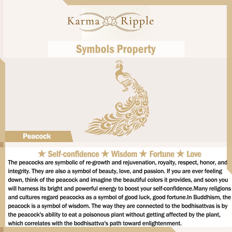 KarmaRipple's Peacock Amber Fortune Love Pendant Necklace Ring p9