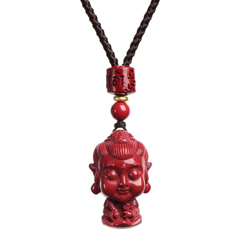 KarmaRipple's Chinese Zodiac Natal Buddha Authentic Cinnabar Amulet Keep Away Evil Spirits Pendant Necklace p17