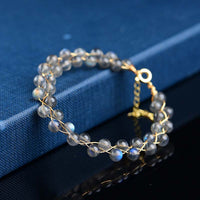 KarmaRipples authentisches Mondstein-Liebessegen-Armband