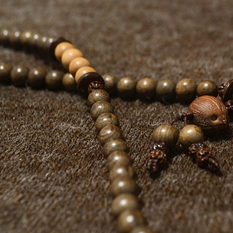 KarmaRipple's Tibetan Sandalwood Protection Talisman Mala Bracelet p13