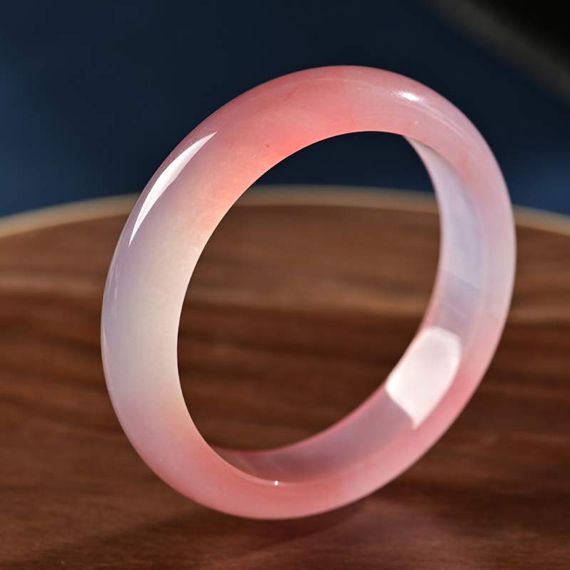 KarmaRipple's Pink Gemstone Love Warmth Bracelet Bangle p14