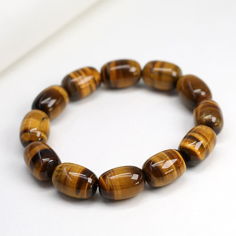 KarmaRipple's Authentic Tiger Eye Stone Integrity Willpower Bracelet p5