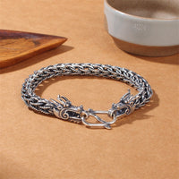 KarmaRipples Armreif mit Drachenmotiv, Stärke und Erfolg, Sterlingsilber 925