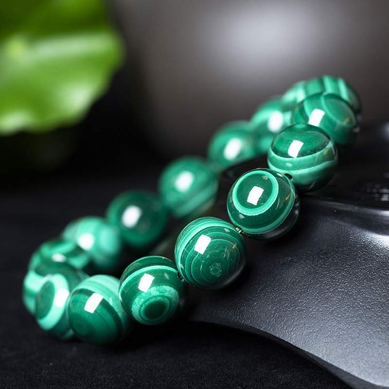 KarmaRipple's Authentic Malachite Protection Calmness Bracelet p15