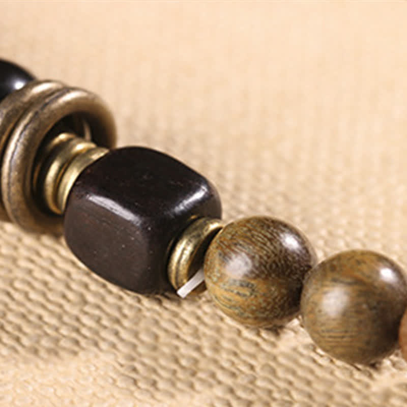 KarmaRipple's Tibetan Green Sandalwood Gemstone Soothing Peace Bracelet p18