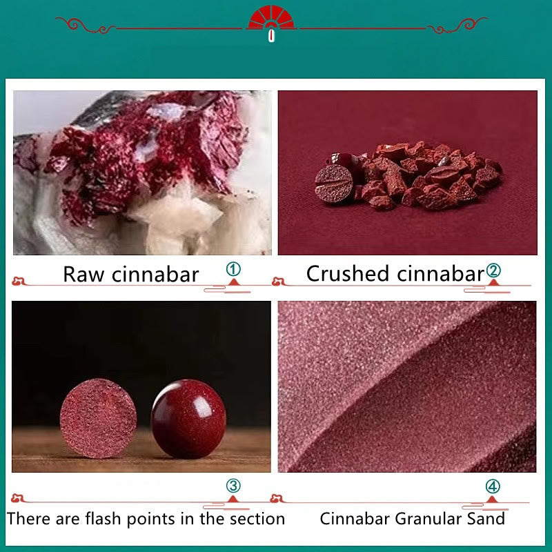 KarmaRipple's Cinnabar Fu Character Hetian Jade Fortunate Four Leaf Clover Blessing Bracelet p8