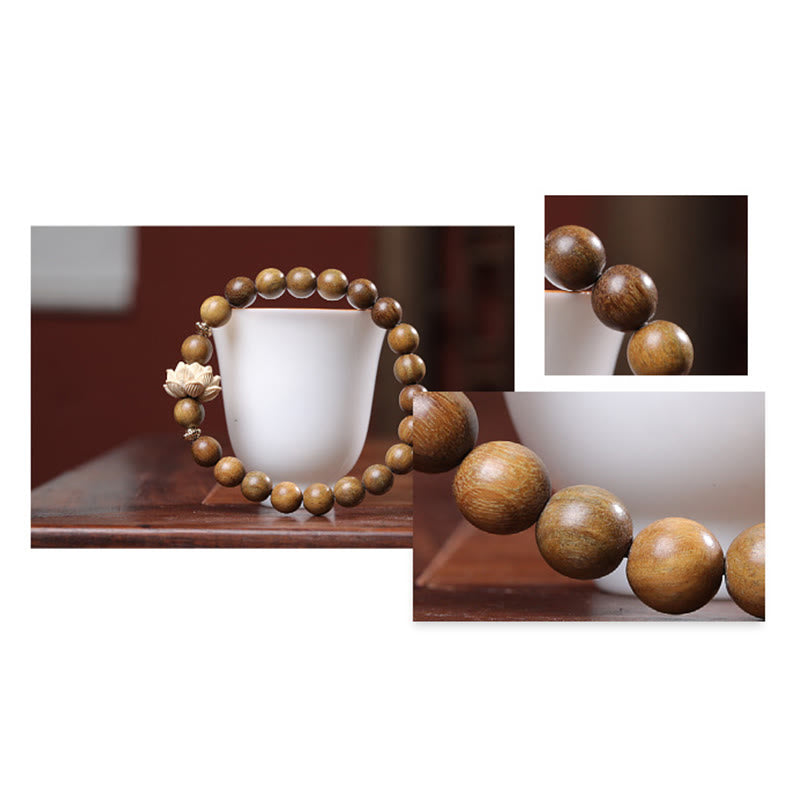 KarmaRipple's Green Sandalwood Boxwood Lotus Soothing Bracelet p16