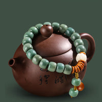 Cyan Bodhi Seed Erfolgsarmband von KarmaRipple