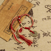 KarmaRipple's Mountain Ghosts Spend Money Wealth Prosperity Handgefertigtes gewebtes Armband