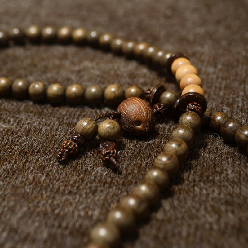 KarmaRipple's Tibetan Sandalwood Protection Talisman Mala Bracelet p6