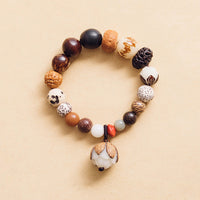 KarmaRipples Bodhi Seed Lotus Weisheit Frieden Handgelenk Mala Armband