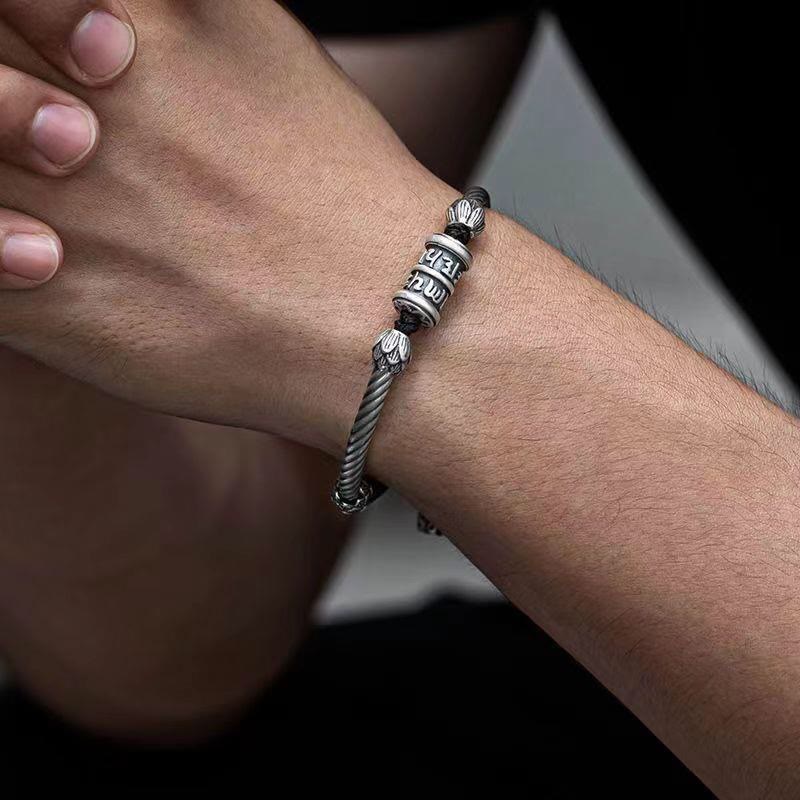 KarmaRipple's Om Mani Padme Hum Lotus Peace Woven Bracelet p4