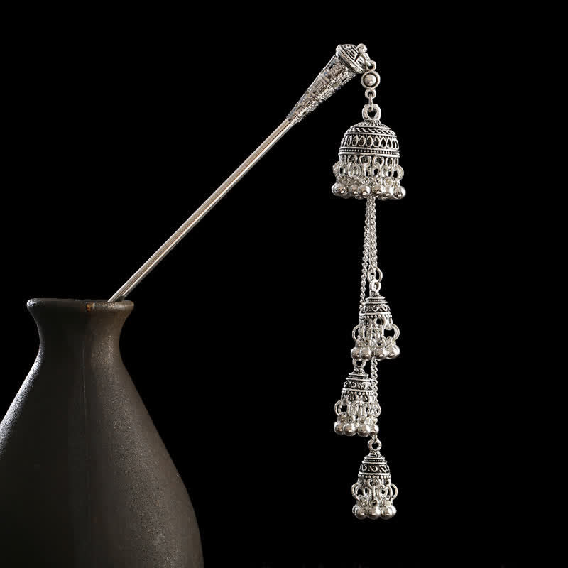 KarmaRipple's Water Drop Lily of the Valley Flowers Tassels Confidence Hairpin p67