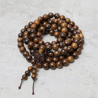 KarmaRipples 108 Mala Perlenarmband Gebet Meditation Sandelholz elastisch