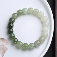 KarmaRipples Jade-Glückssegen-Armband mit Farbverlauf