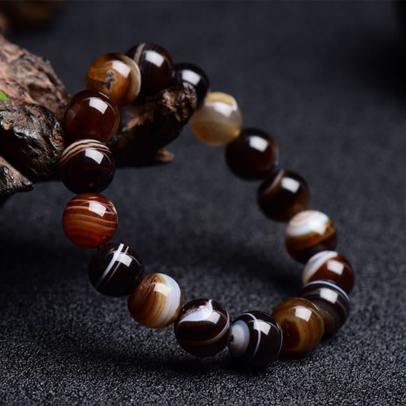 KarmaRipple's Tibetan Sardonyx Happiness Positive Bracelet p5