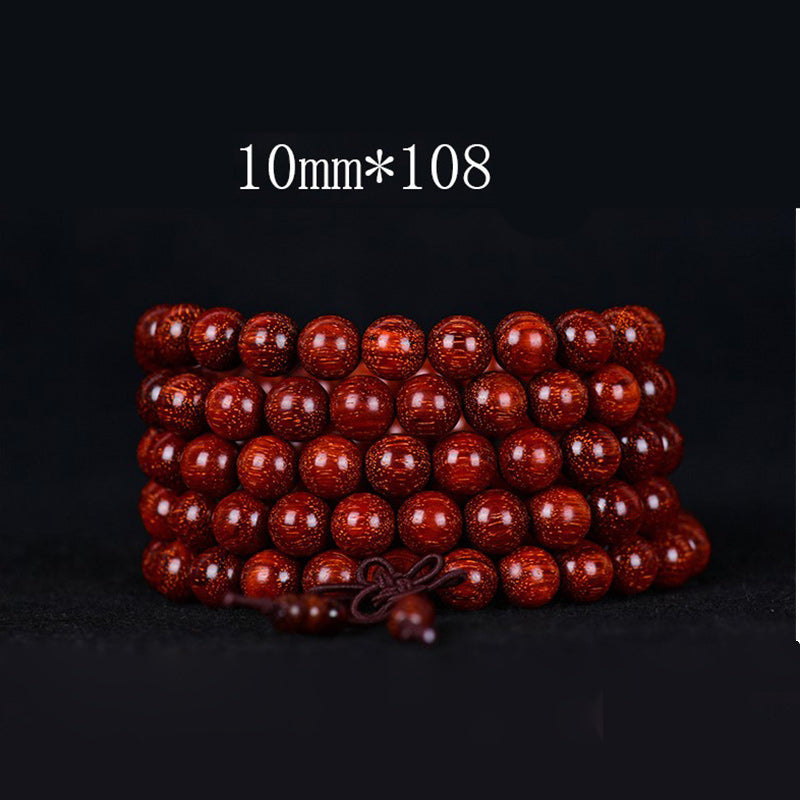 KarmaRipple's Tibetan Small Leaf Red Sandalwood Balance Bracelet p4