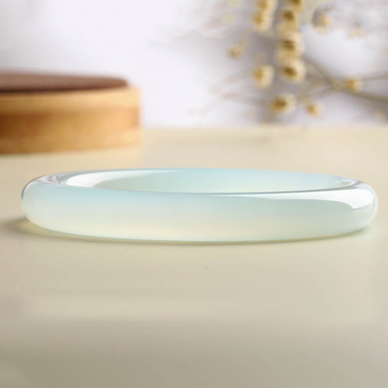 KarmaRipple's Authentic Aquamarine Blessing Serenity Bangle Bracelet p5