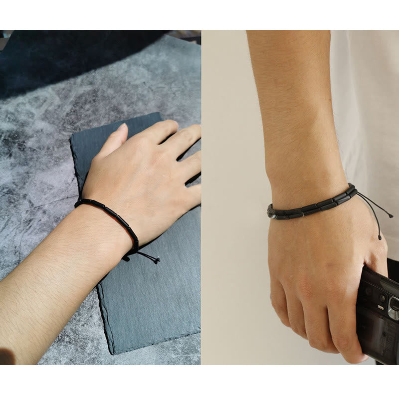 KarmaRipple's Black Onyx Bead Support Protection Bracelet p10